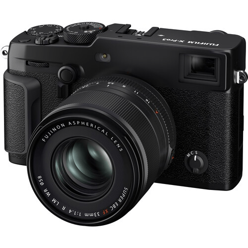 Fujifilm FUJINON XF 33mm F1.4 R LM WR Lens - Fast Aperture Prime Lens for Fuji X-Mount Cameras, Weather-Resistant for Outdoor Photography & Portraits