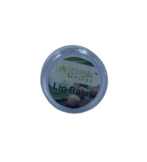 Organic Greens Lip Balm - 10g Natural Moisturizing Lip Care for Dry & Chapped Lips | Vegan, Cruelty-Free | Perfect for Winter, Hiking & Daily Hydration