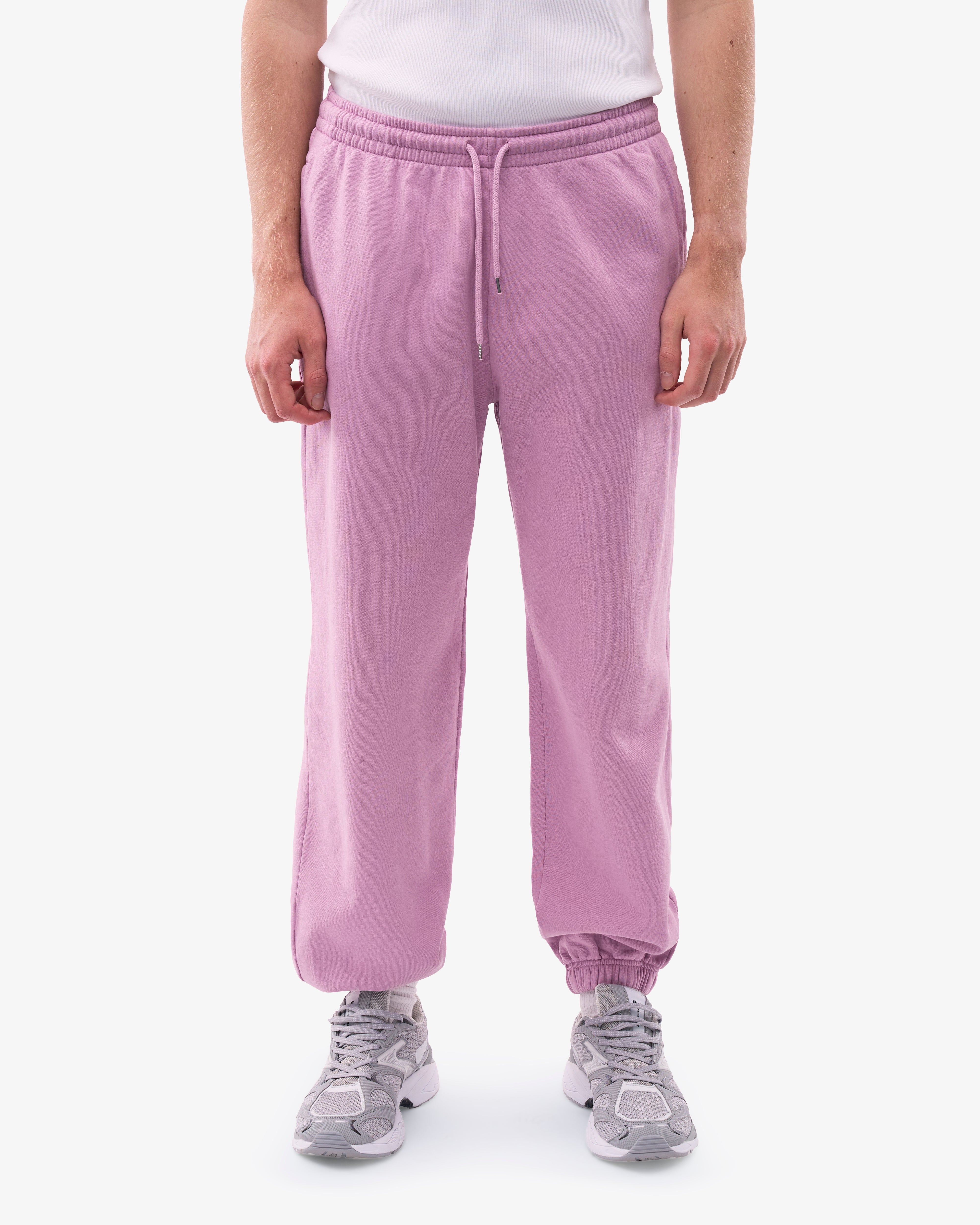 Organic Relaxed Sweatpants for Women - Soft Cotton Lounge Pants with Cherry Blossom Print - Perfect for Yoga, Home Wear and Casual Outfits