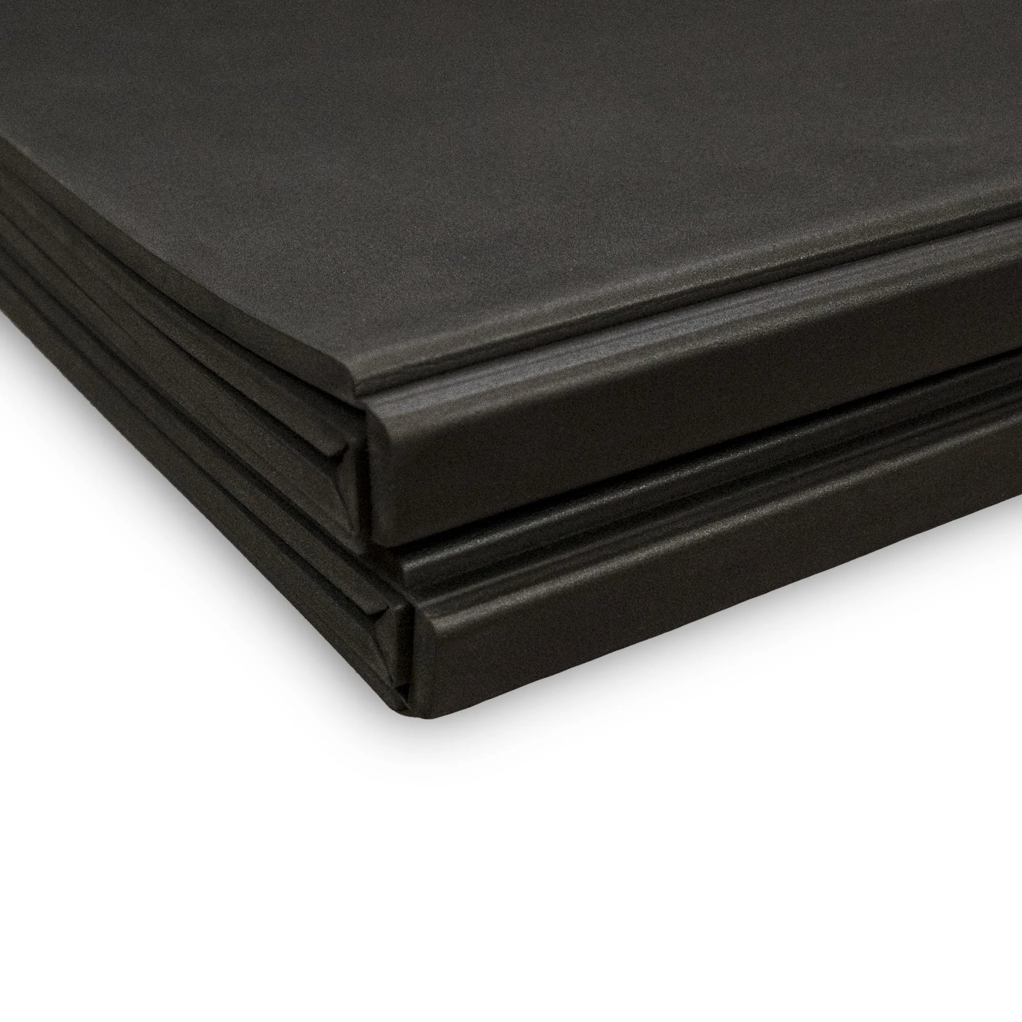 BAHE FoldUp Exercise Mat 6mm Thick - Non-Slip Yoga Mat for Home Gym, Pilates & Fitness - Anthracite Color - Perfect for Workouts, Stretching & Meditation