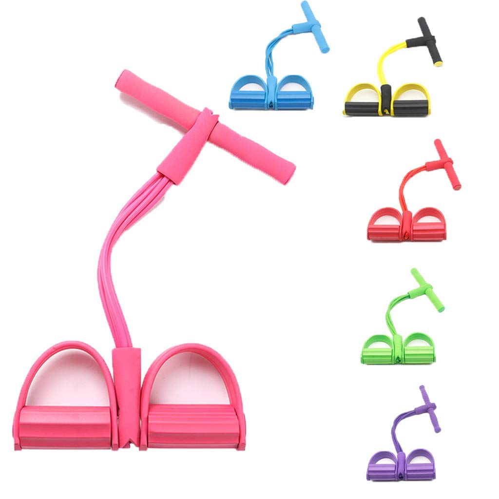 DASHUAIGE 4-Tube Resistance Bands Set for Leg Training, Yoga, Pull Ropes & Home Workouts - Portable Fitness Equipment for Strength Training, Stretching & Bodybuilding | Perfect for Home Gym, Physical Therapy & Full-Body Exercises