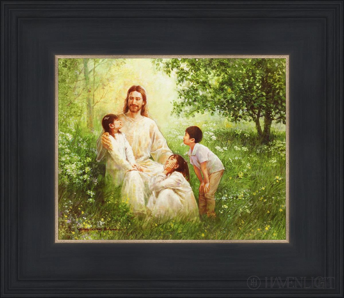 Come Unto Me By Yongsung Kim - Inspirational Christian Wall Art for Home & Church Decor - Perfect for Living Room, Bedroom, Office Prayer Space