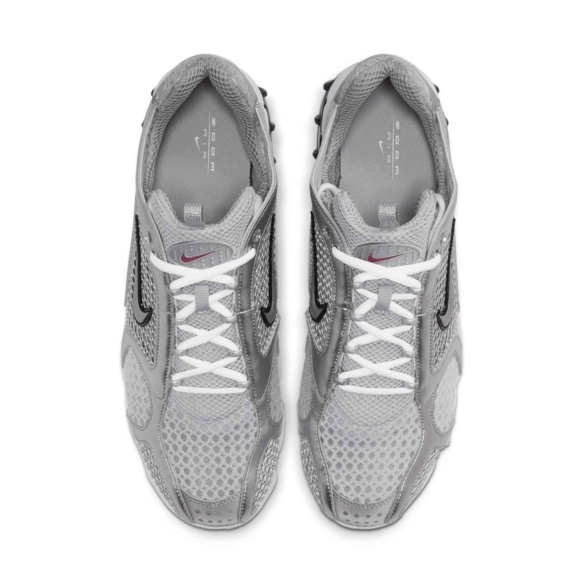 Nike Air Zoom Spiridon Cage 2 Running Shoes - Metallic Silver for Men | Lightweight & Cushioned for Training, Gym & Everyday Wear