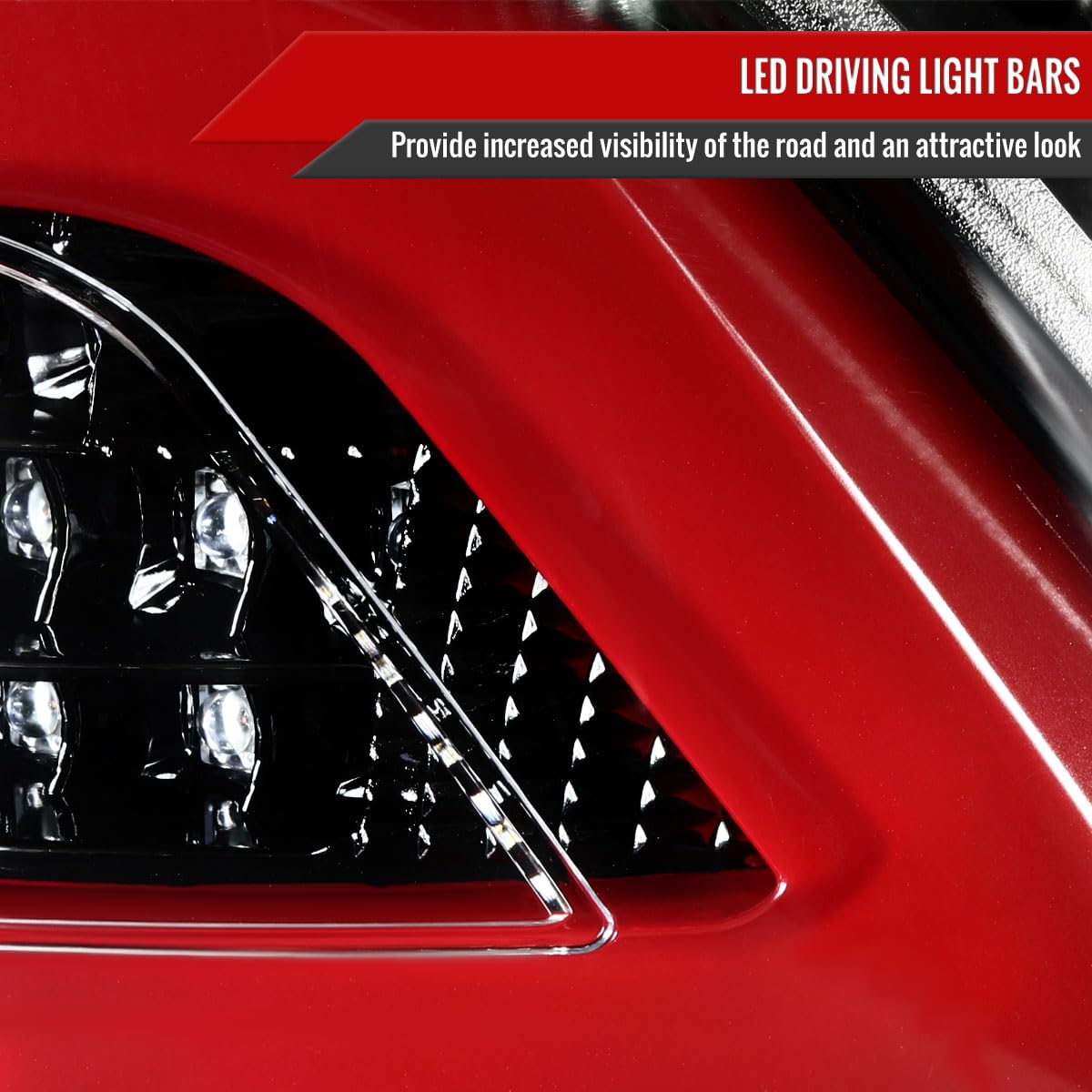 Mitsubishi Lancer EVO X 2008-2017 LED Tail Lights - Pearl Black Brake Lamps Pair for Enhanced Visibility & Style | Perfect for Night Driving & Car Customization