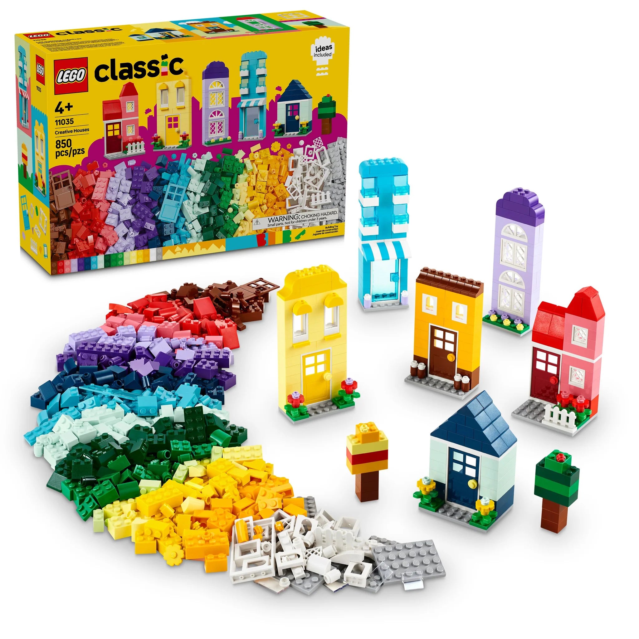 LEGO® Classic Creative Houses Building Kit - 11008 Pieces for Kids & Adults - Perfect for Home Decor, DIY Projects & Creative Play