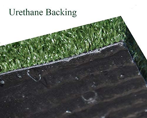 4ft x 5ft Premium Commercial Golf Mat with Urethane Backing - Professional Indoor/Outdoor Turf Stance Mat for Golfers of All Levels - Includes Golf Accessories & Durable Tray - Perfect for Driving Ranges, Backyard Practice & Home Golf Simulators