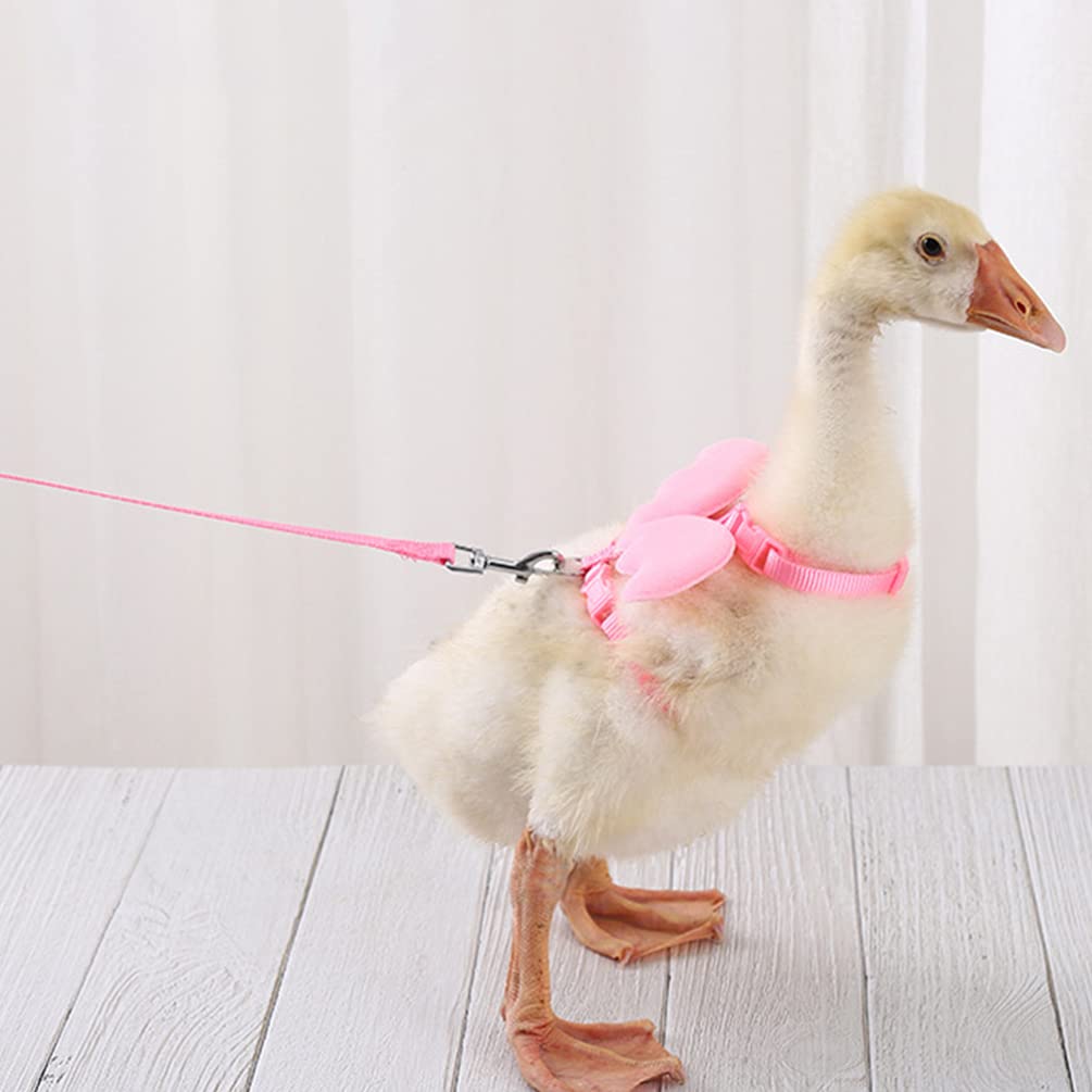 1pc Adjustable Goose Harness with Leash - Durable Pet Walking Rope for Outdoor Use - Perfect for Ducks, Chickens & Small Pets - Great for Backyard, Farm & Park Adventures