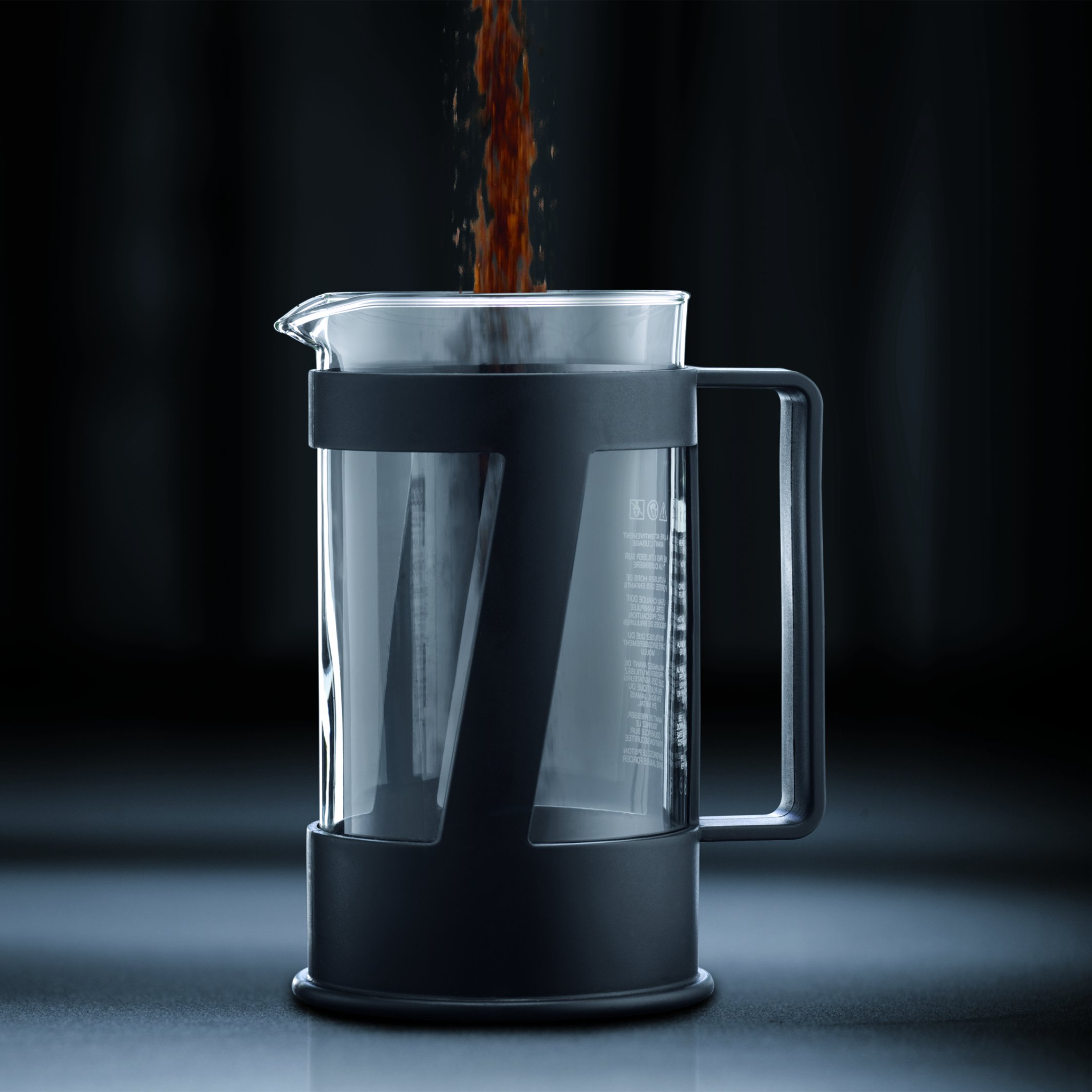 Bodum Crema 8-Cup French Press Coffee Maker, 34-Ounce, Stainless Steel - Perfect for Home, Office & Camping Brewing Fresh Coffee