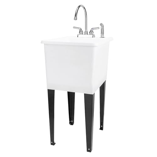 White Tub, Chrome Faucet
