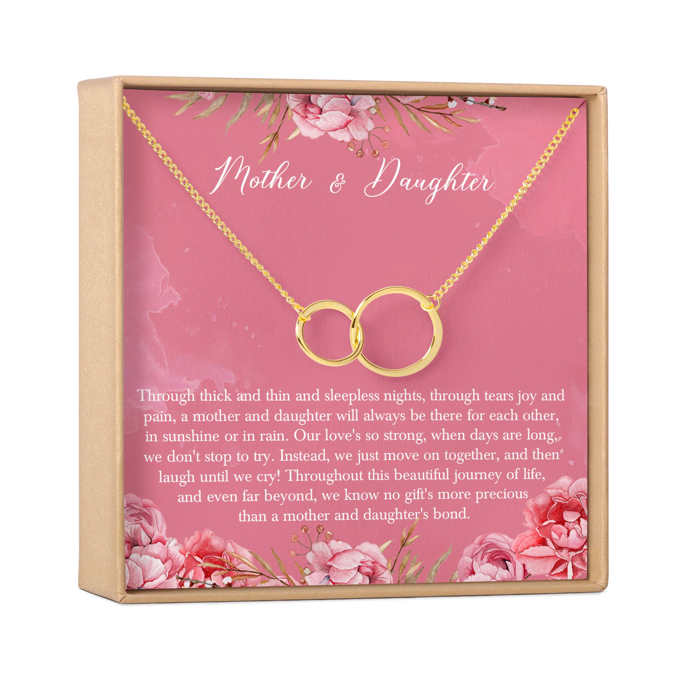 Mother & Daughter Necklace Set - Sterling Silver Heart Pendant Gift for Birthday, Christmas, Anniversary | Perfect for Matching Jewelry, Family Bonding & Special Occasions