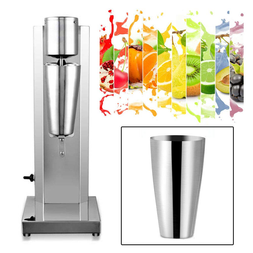 Commercial Electric Drink Mixer & Milk Shaker Blender - 18000 RPM, 180W, 110V Stainless Steel Foam Maker for Smoothies, Cocktails & Coffee Shops - Perfect for Bars, Cafes & Commercial Kitchens
