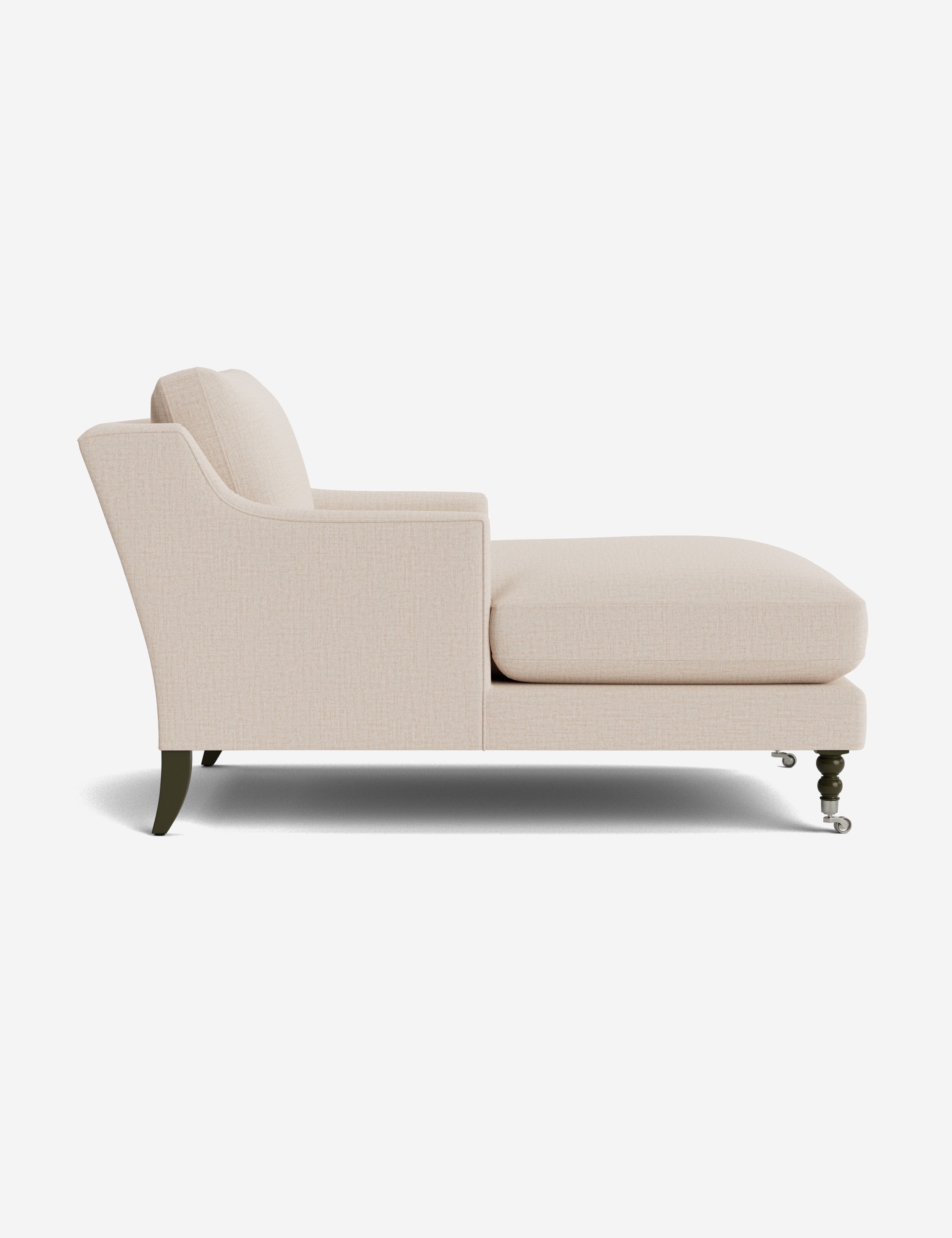 Fabienne Chaise Lounge Chair - Modern Accent Chair for Living Room, Bedroom & Office - Stylish Mid-Century Design with Upholstered Seat & Wooden Legs - Perfect for Relaxing, Reading & Decor