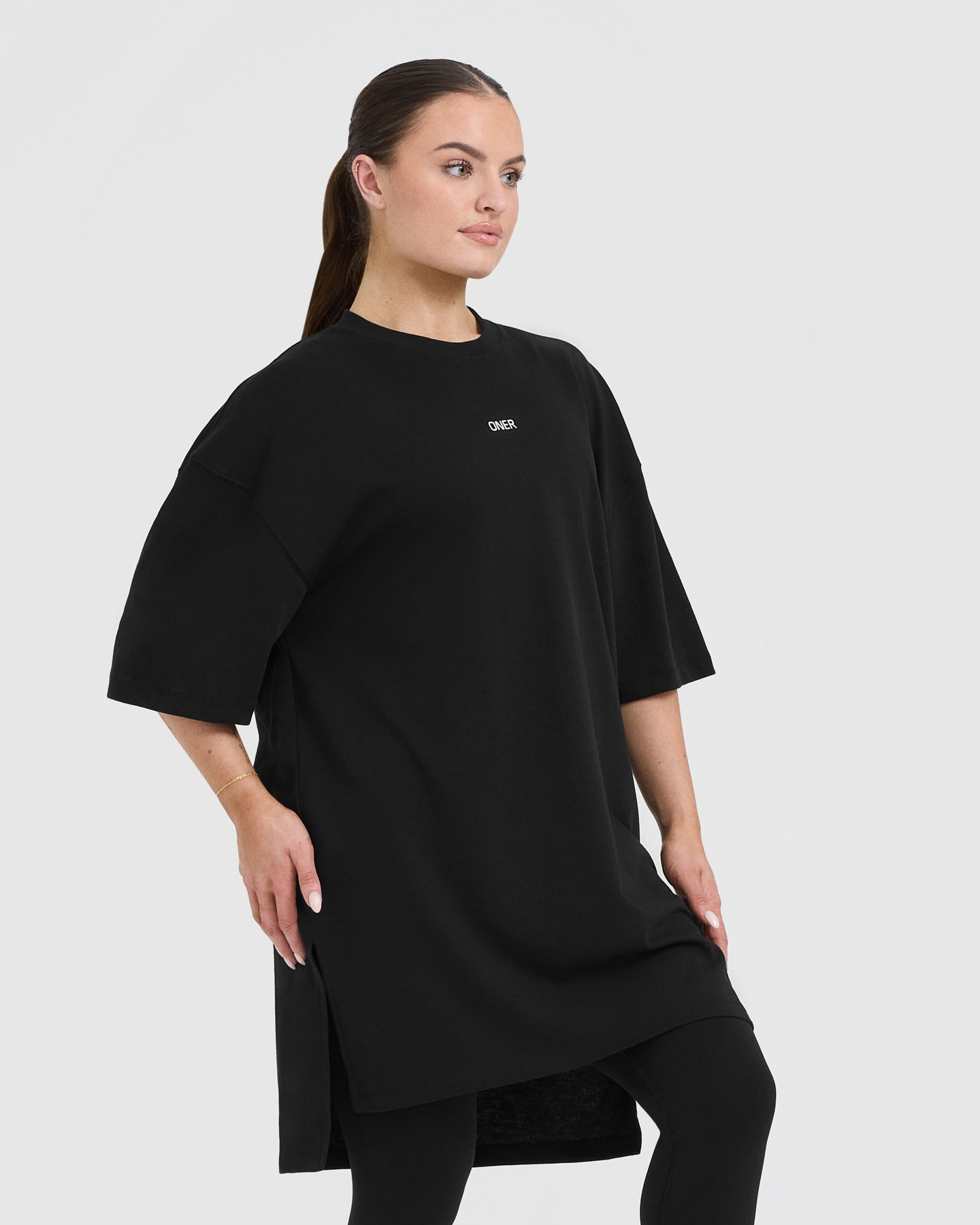Raising The Bar Graphic Longline T-Shirt for Men - Stylish Black Tee for Casual Wear, Street Fashion & Everyday Outfits