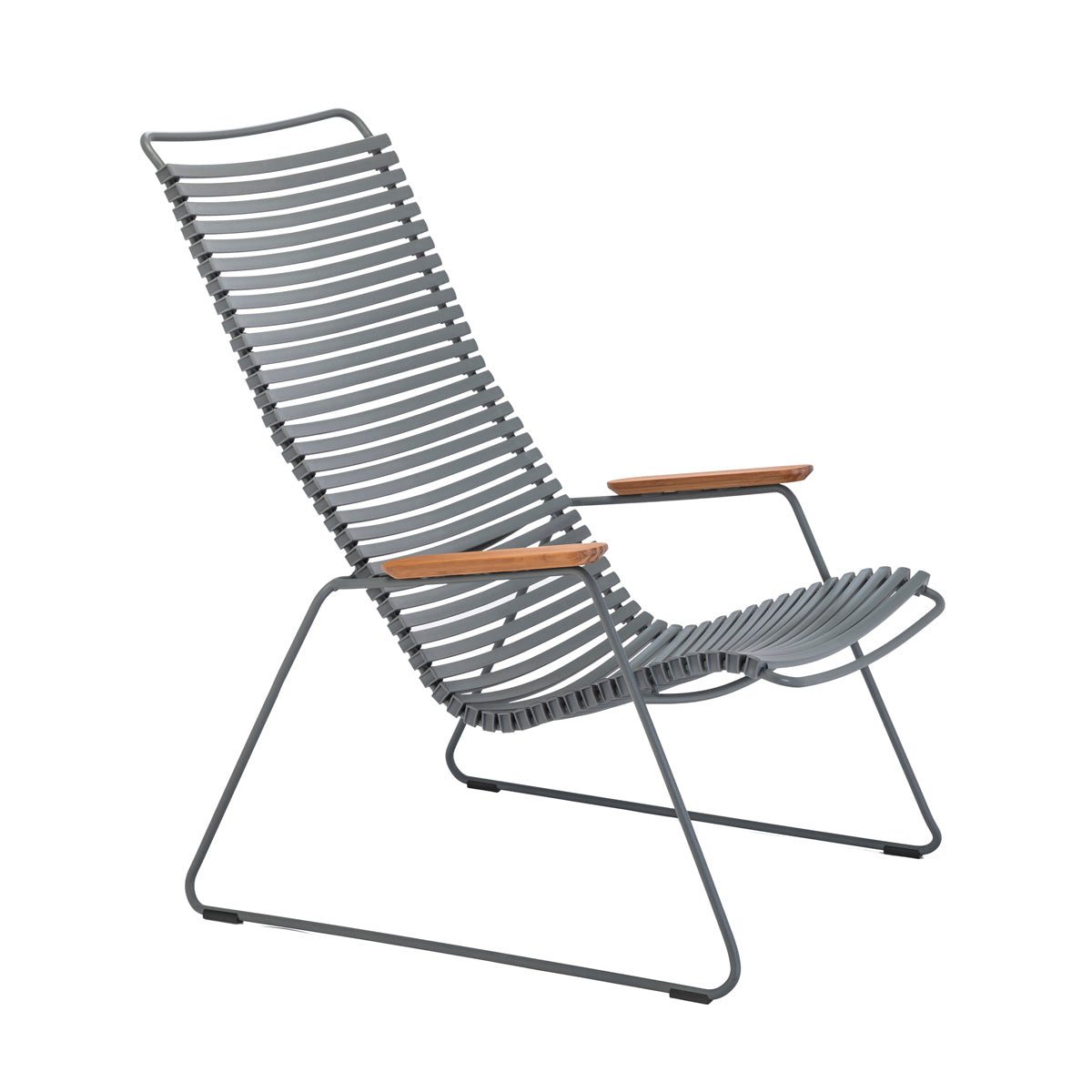 Premium Click Outdoor Lounge Chair - Lightweight, Foldable & Weather-Resistant for Patio, Poolside, Beach & Backyard Relaxation