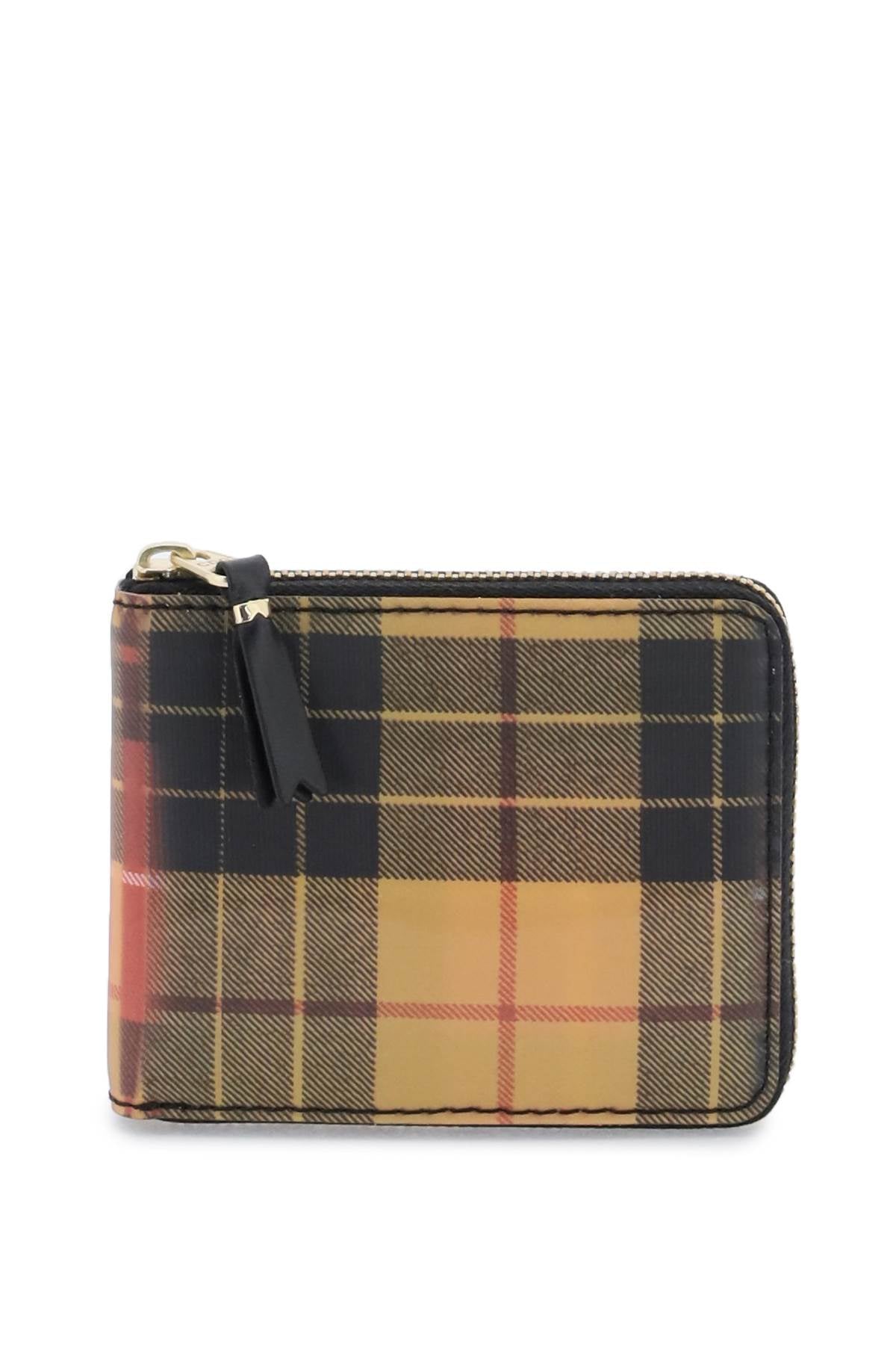 Comme des Garcons Zip Around Wallet with Lenticular Effect - Stylish RFID Blocking Bifold Wallet for Men & Women | Perfect for Travel, Business & Everyday Use