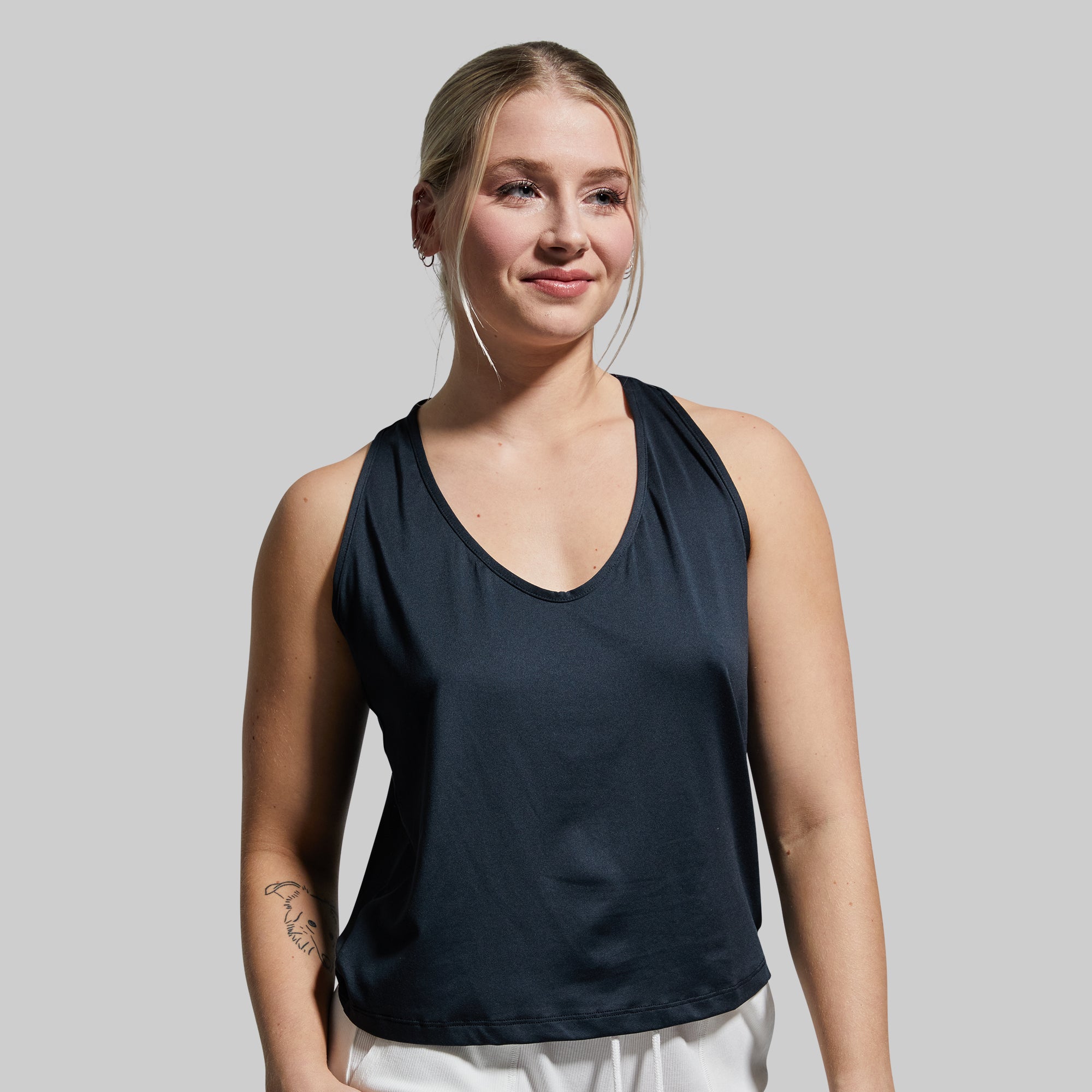 Slay Tank 2.0 Women's Fashion Tops - Black Sleeveless Casual Blouse for Summer | Perfect for Beach, Party & Everyday Wear
