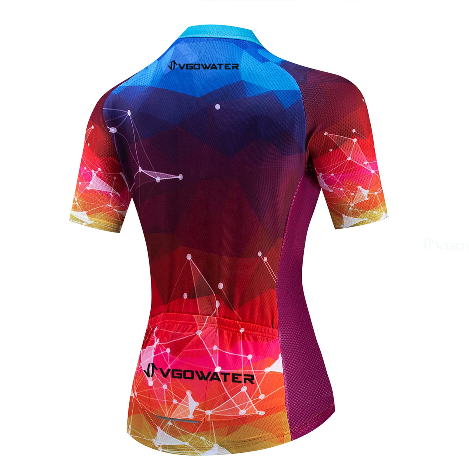 Vgowater Women's Cycling Jersey - Breathable Short Sleeve Bike Top for Road Biking & Mountain Cycling - Perfect for Outdoor Sports, Commuting & Fitness Training