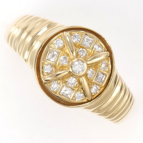18K Yellow Gold Diamond Ring for Women - Elegant Solitaire Engagement & Wedding Band - Perfect for Proposals, Anniversaries & Special Occasions