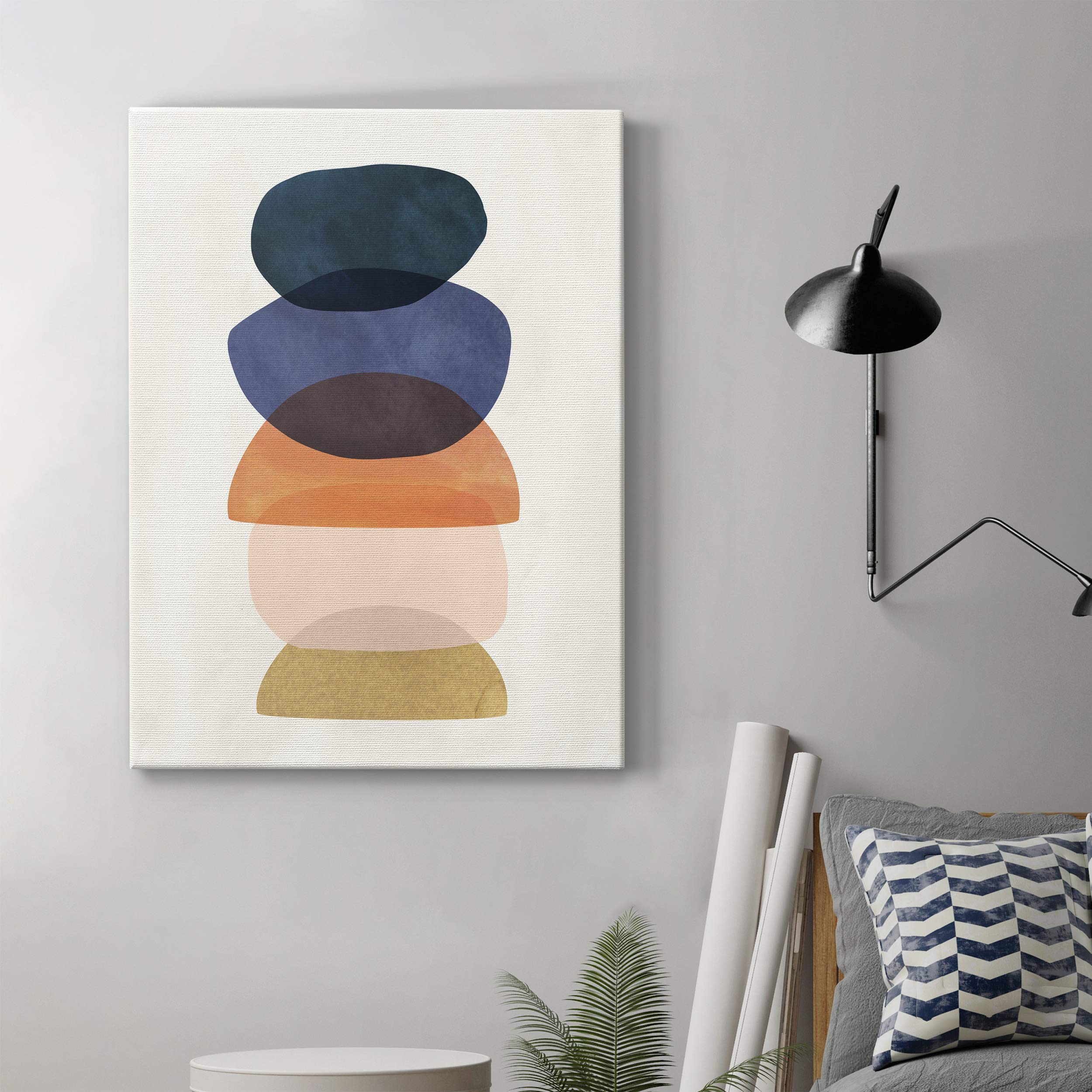 Mod Pods I' Gallery Wrapped Canvas Abstract Wall Art - Modern Home Decor for Living Room, Bedroom & Office - Ready to Hang