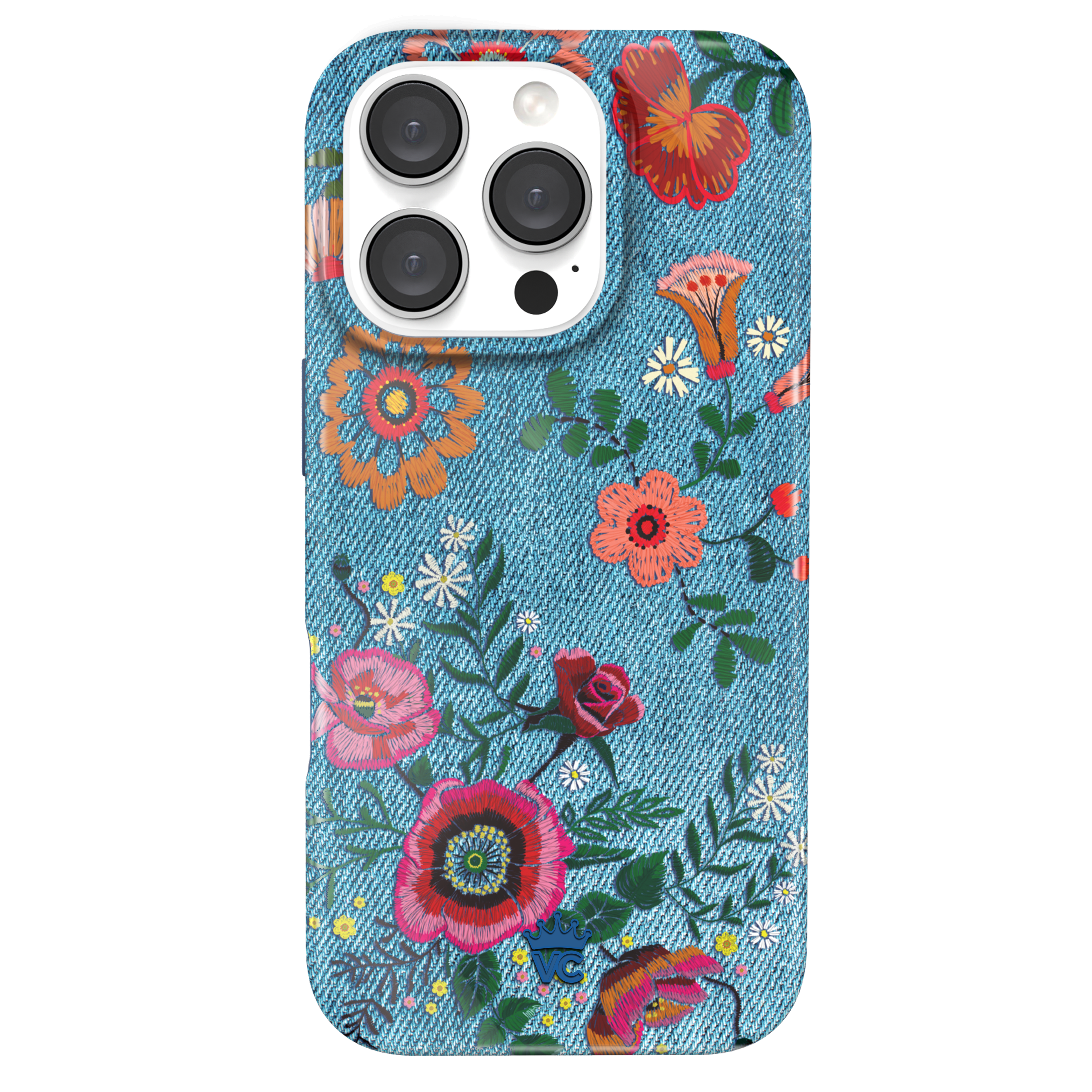 Floral iPhone Case - Stylish Protective Cover for iPhone 13/14/15 - Trendy Botanical Design for Women & Girls - Perfect for Everyday Use, Travel & Gift Giving
