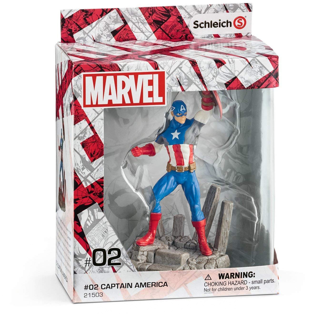 Marvel Captain America Collectible Diorama Statue - Premium Superhero Figure for Display & Gifts | Perfect for Home, Office & Marvel Fan Collections