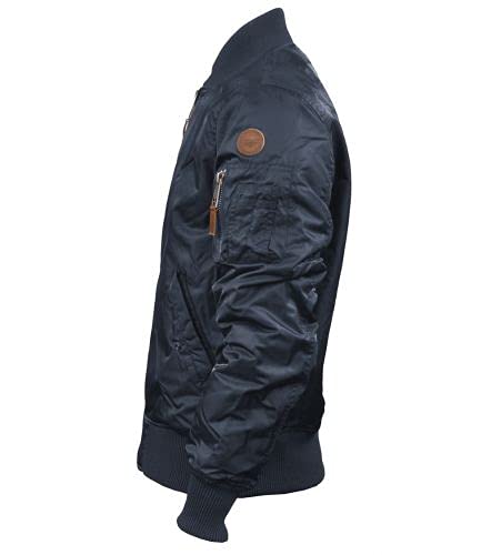 Top Gun® MA-1 Bomber Jacket for Men - Classic Military Flight Jacket with Water-Resistant Nylon - Perfect for Casual Wear, Outdoor Adventures & Aviation Enthusiasts