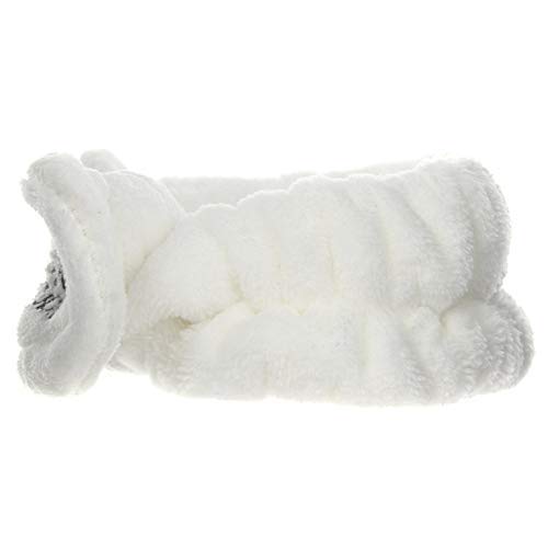 Women's Soft Plush Rabbit Bunny Headband - Cute Spa Makeup Hair Accessory for Women, Fashion Cosplay Hairband (White) - Perfect for Relaxation, Costume Parties & Everyday Wear