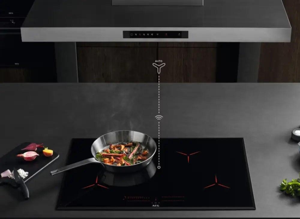 AEG IAE84881XB 80cm SensePro 4-Zone Induction Cooktop - Premium German Built-in Stove for Fast & Precise Cooking | Perfect for Home Kitchens & Professional Chefs