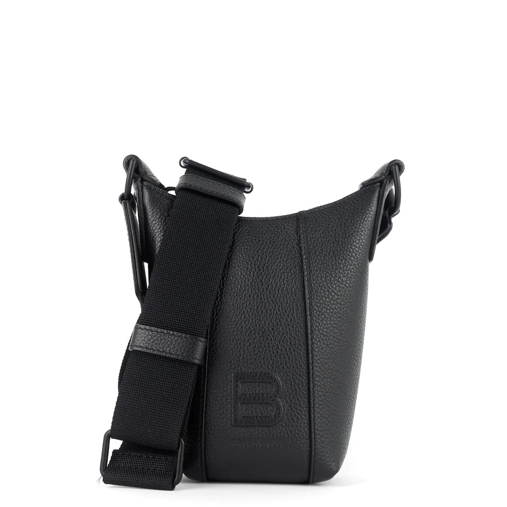 Balenciaga Black Calfskin Hourglass Messenger Bag for Women - Luxury Leather Crossbody Purse for Work, Travel & Everyday Use