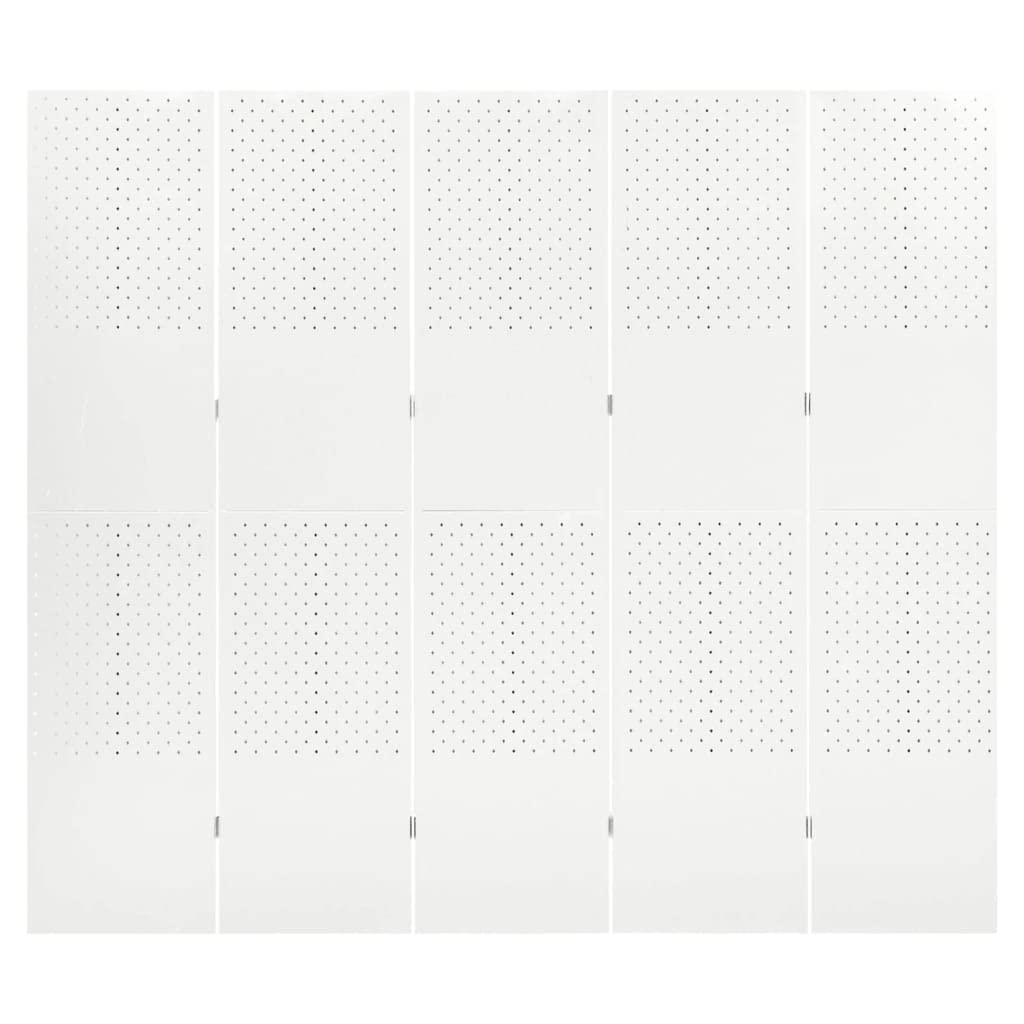 5-Panel Steel Room Divider Screen - 78.7
