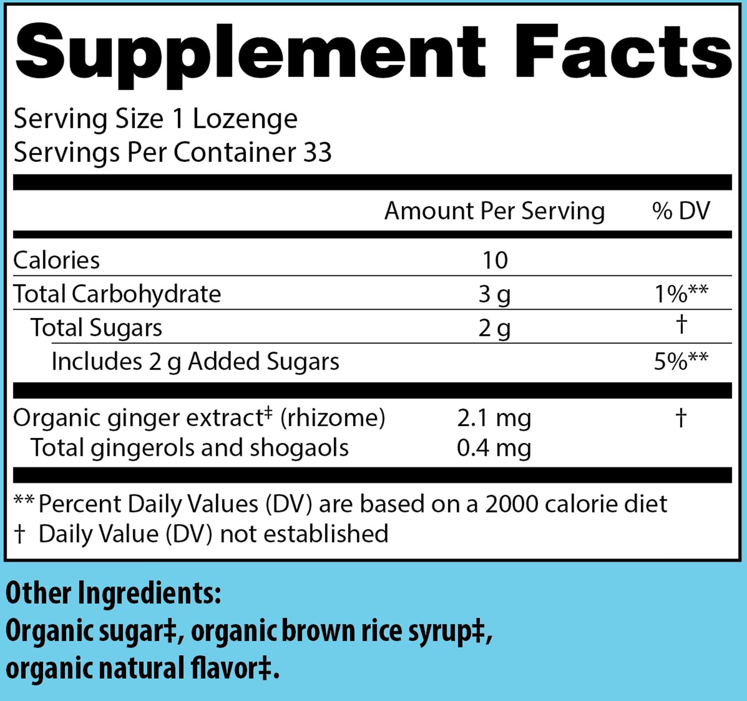 Organic Ginger Lozenges for Digestion - USDA Certified, Gluten Free & Vegan Butterscotch Ginger Flavor Tummydrops (33 Count) - Perfect for Travel, Motion Sickness & Upset Stomach Relief