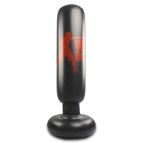 ACD Heavy Duty Inflatable Punching Bag Set - 1.6M Stress Relief Boxing Training Equipment with Sand Filled Base for Taekwondo, Kickboxing & MMA | Perfect for Home Gym, Garage Workouts & Stress Relief