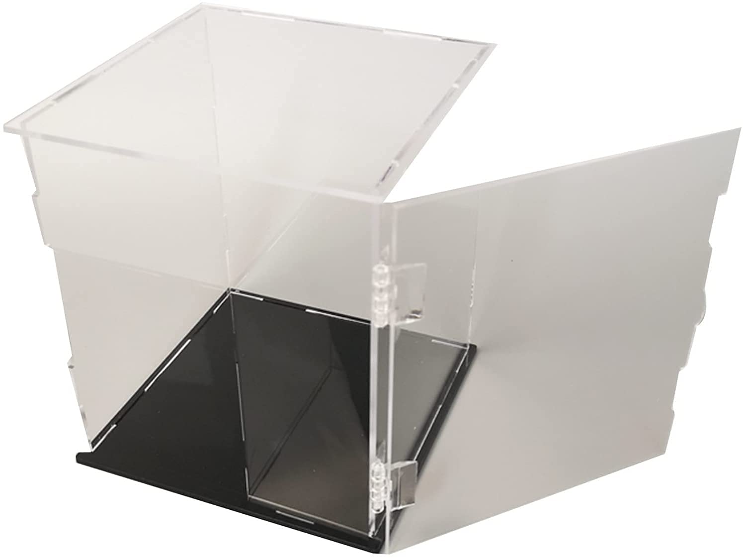 YAOJIA Clear Acrylic Display Case for Action Figures & Collectible Toys - Dustproof Protection Showcase Cube with Customizable Size | Perfect for Figure Collections, Toy Storage & Home Decor Display