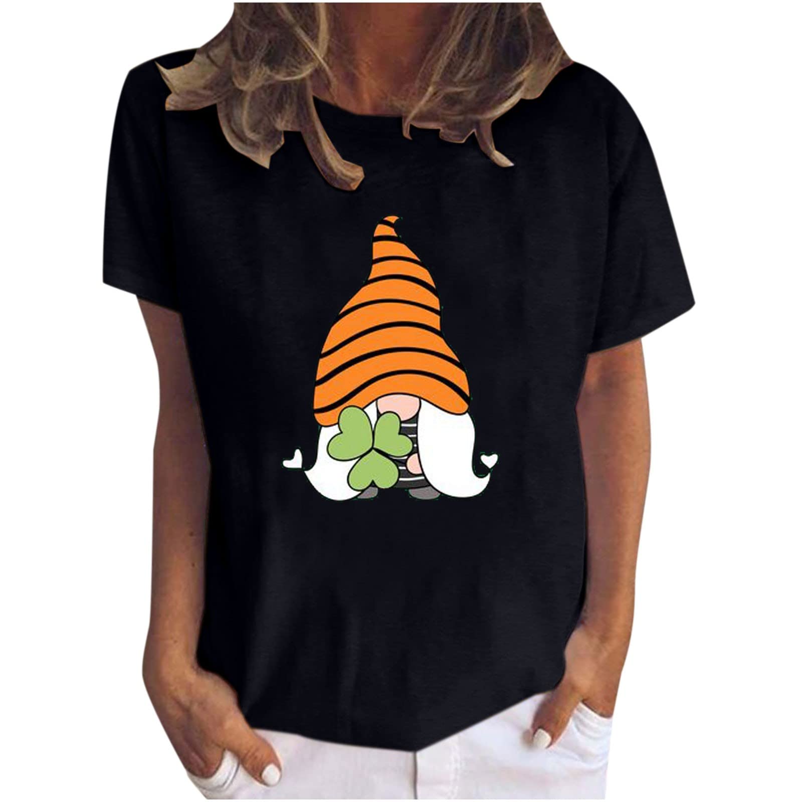 Funny St. Patrick's Day Shirts for Women - Short Sleeve Graphic Tees & Sexy Sweatshirts - Plus Size St. Paddy's Outfits - Perfect for Parties, Parades & Irish-Themed Events