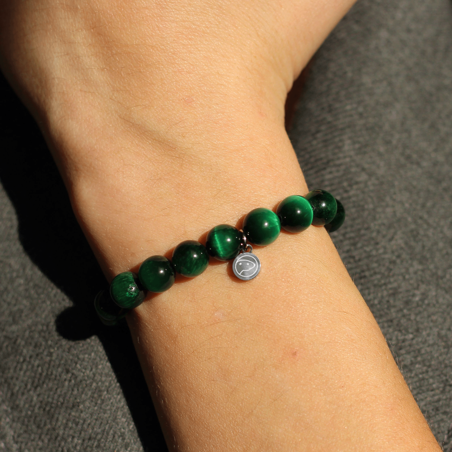 Green Tiger Eye Bracelet for Women - Natural Stone Beaded Healing Jewelry for Protection & Positive Energy - Perfect for Meditation, Yoga & Spiritual Gifts