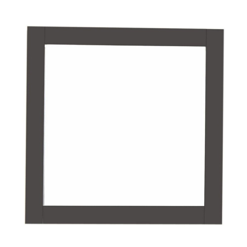 203054 Solid Wood Frame Mirror in Espresso - Elegant Wall Mirror for Living Room, Bedroom, Bathroom & Entryway Decor