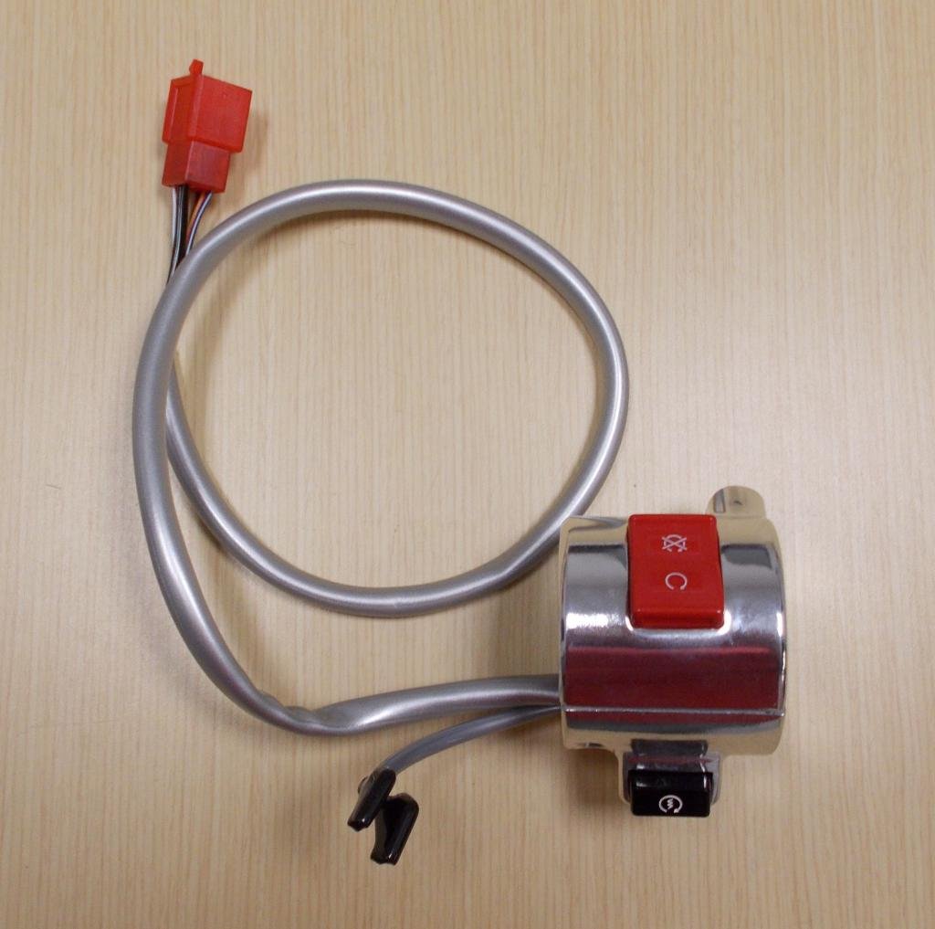 2005-2008 Honda VTX1800 VTX 1800F Motorcycle Start Stop Kill Switch - Engine Cut Off Button for Custom Bike Builds & Performance Upgrades (Spec 3 Build Compatible) - Ideal for Street Riding, Cruiser Modifications & DIY Motorcycle Projects