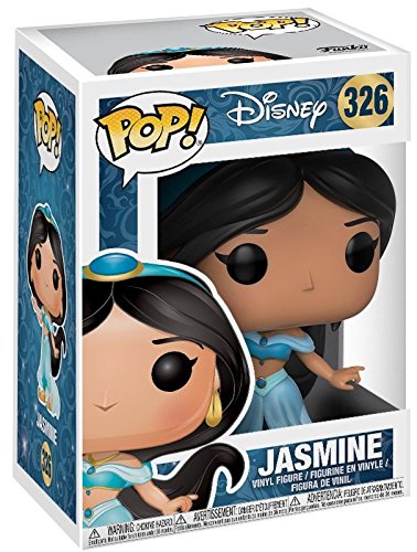 Disney Aladdin Jasmine Funko Pop! Vinyl Figure with Pop Box Protector Case - Collectible Toy for Disney Fans, Home Decor & Gift Idea