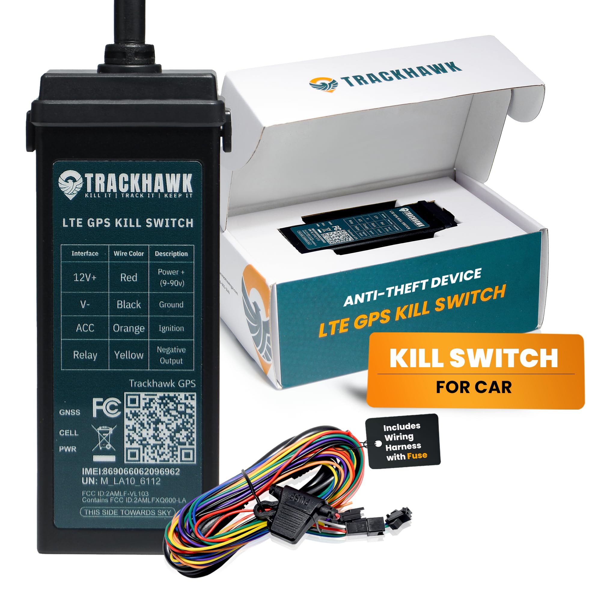 4G LTE GPS Tracker for Vehicles - Real-Time Car Tracking Device with Kill Switch & Anti-Theft Alarm | Live Location Monitoring for Cars, Trucks & Fleet Management | No Subscription Required | VL03 Model | Perfect for Personal Vehicles, Fleet Tracking & Asset Security