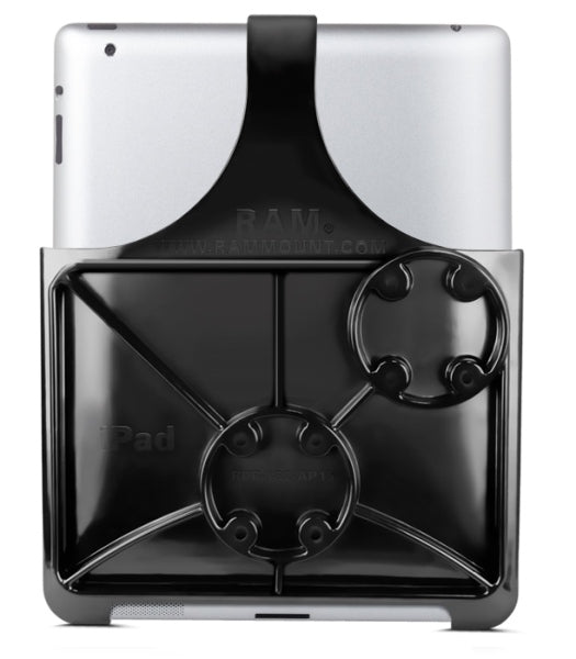 RAM EZ Roll'r™ Apple iPad 2/3/4 Cradle Mount (RAM-HOL-AP15U) - Secure Tablet Holder for Car, Boat & RV Travel