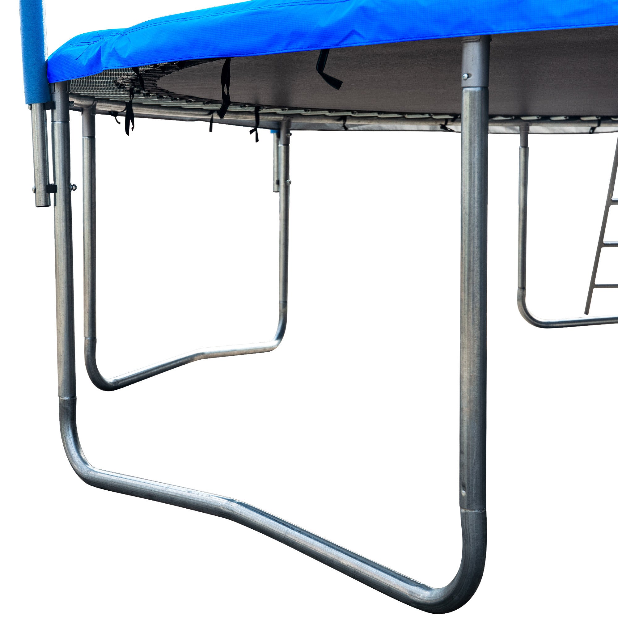 16FT Trampoline with Basketball Hoop - Heavy Duty Outdoor Trampoline for Kids & Adults - Includes Safety Enclosure Net, Double-Sided Cover & Ladder - Perfect for Backyard Fun, Exercise & Family Outdoor Activities