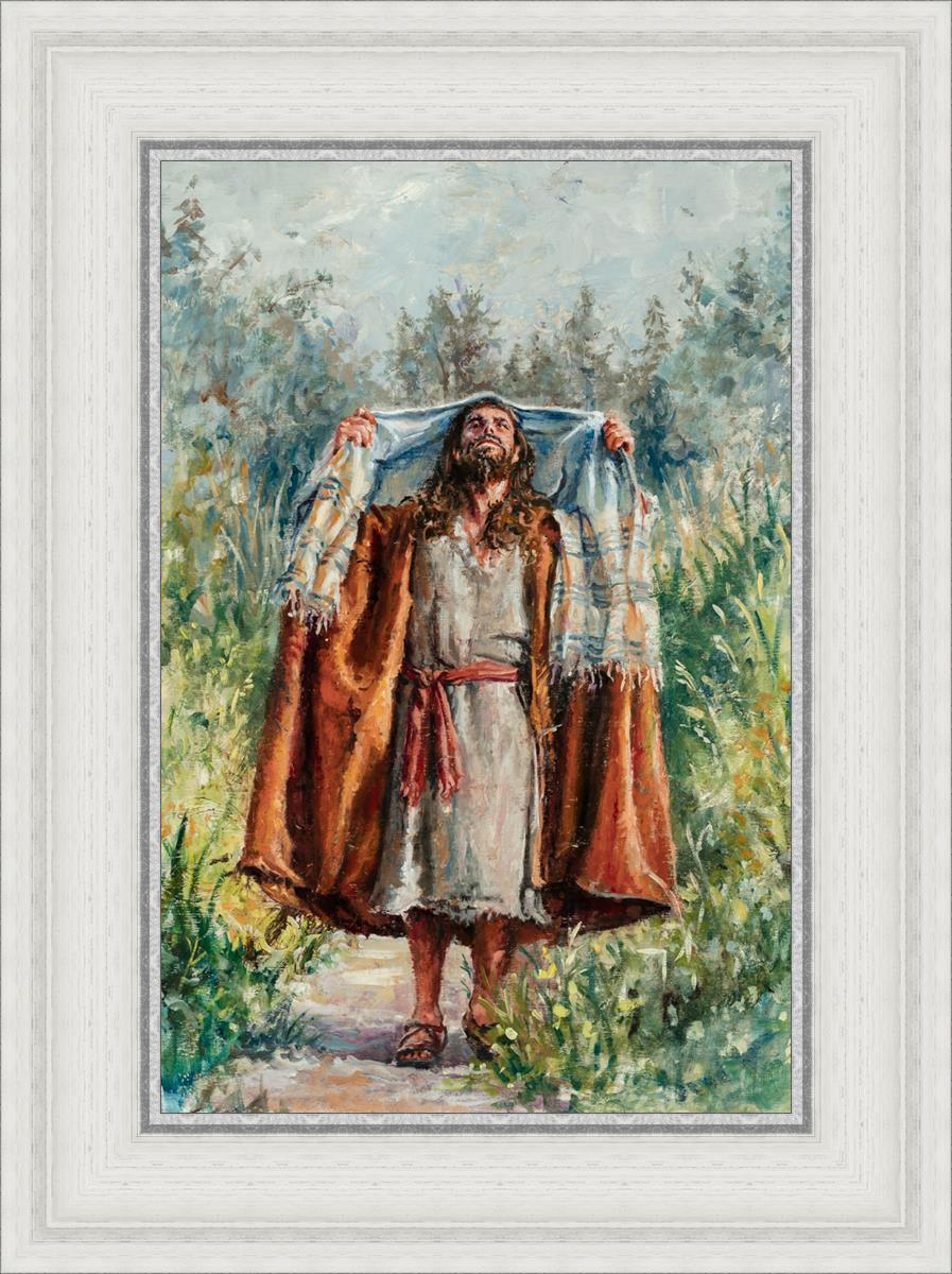 Jesus in the Wilderness - Religious Wall Art for Home & Church Decor - Inspirational Christian Gift for Prayer & Meditation Spaces