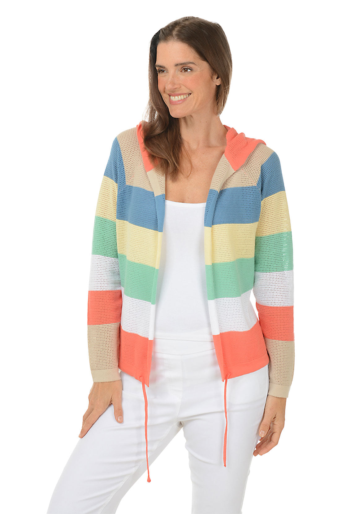 Parasol Rugby Striped Hoodie Sweater for Men & Women - Vintage Striped Pullover with Hood - Perfect for Rugby Games, Tailgating & Casual Streetwear
