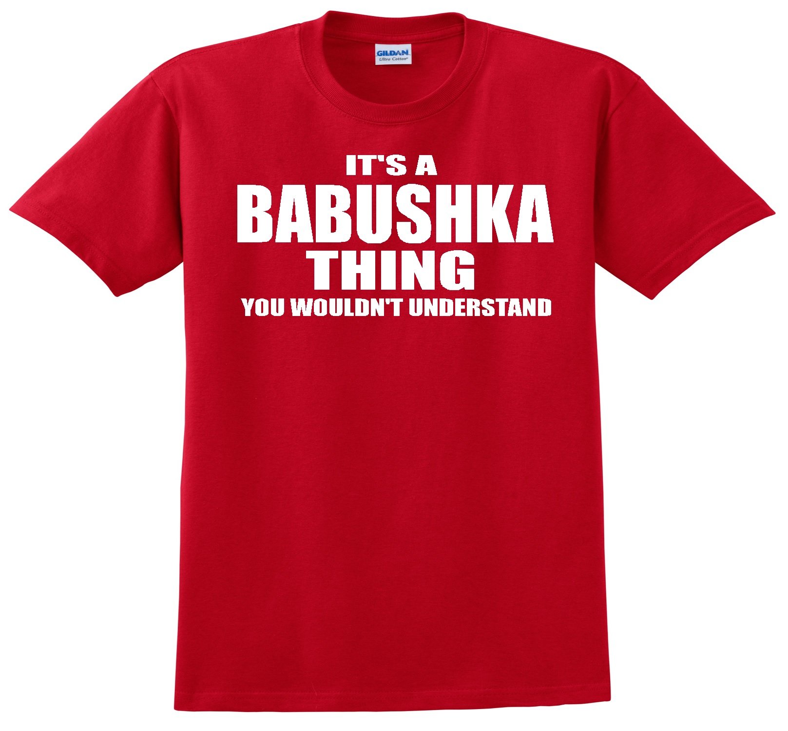Babushka Vintage Red T-Shirt for Women - Comfortable Cotton Tee with Retro Russian Doll Design - Perfect for Casual Wear, Street Style & Gifts