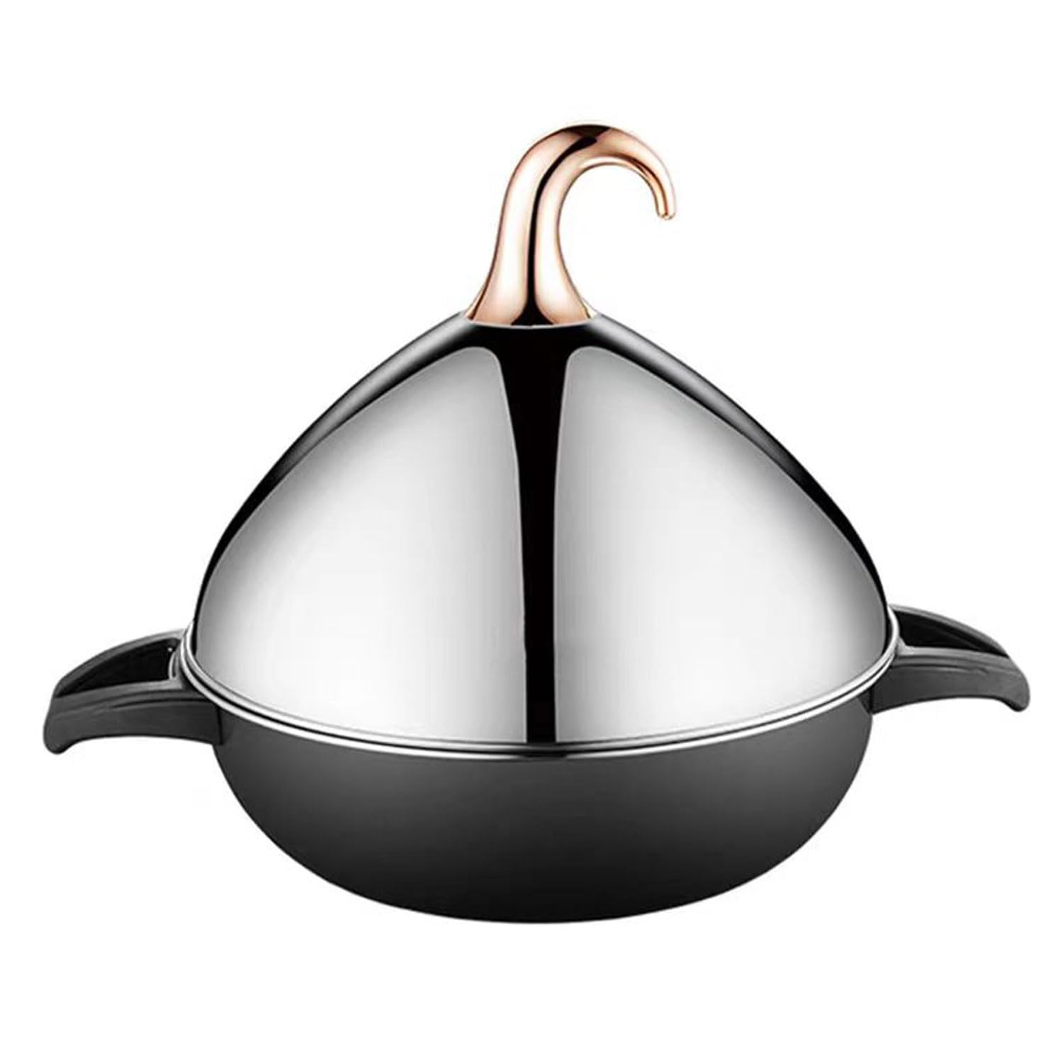 Premium 3.5L Ceramic Tagine Pot with Enameled Cast Iron Base - Lead-Free, Healthy Cooking & Easy Clean - Perfect for Moroccan Stews, Slow Cooking & Serving Authentic Dishes at Home