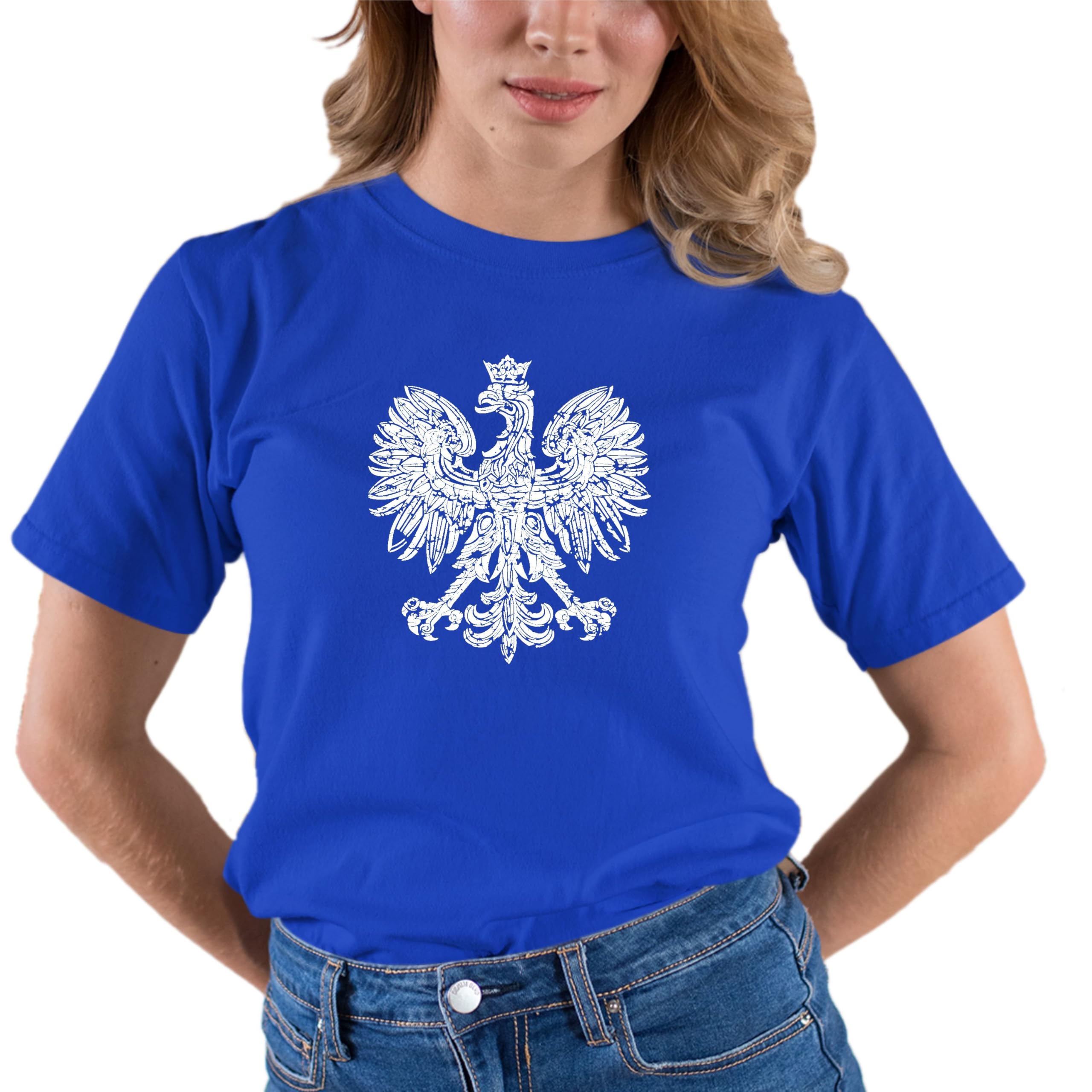 Go All Out Adult Polska Eagle Polish Pride T-Shirt - Patriotic Poland Flag Design for Men & Women - Perfect for Polish Heritage Events, Festivals & National Holidays