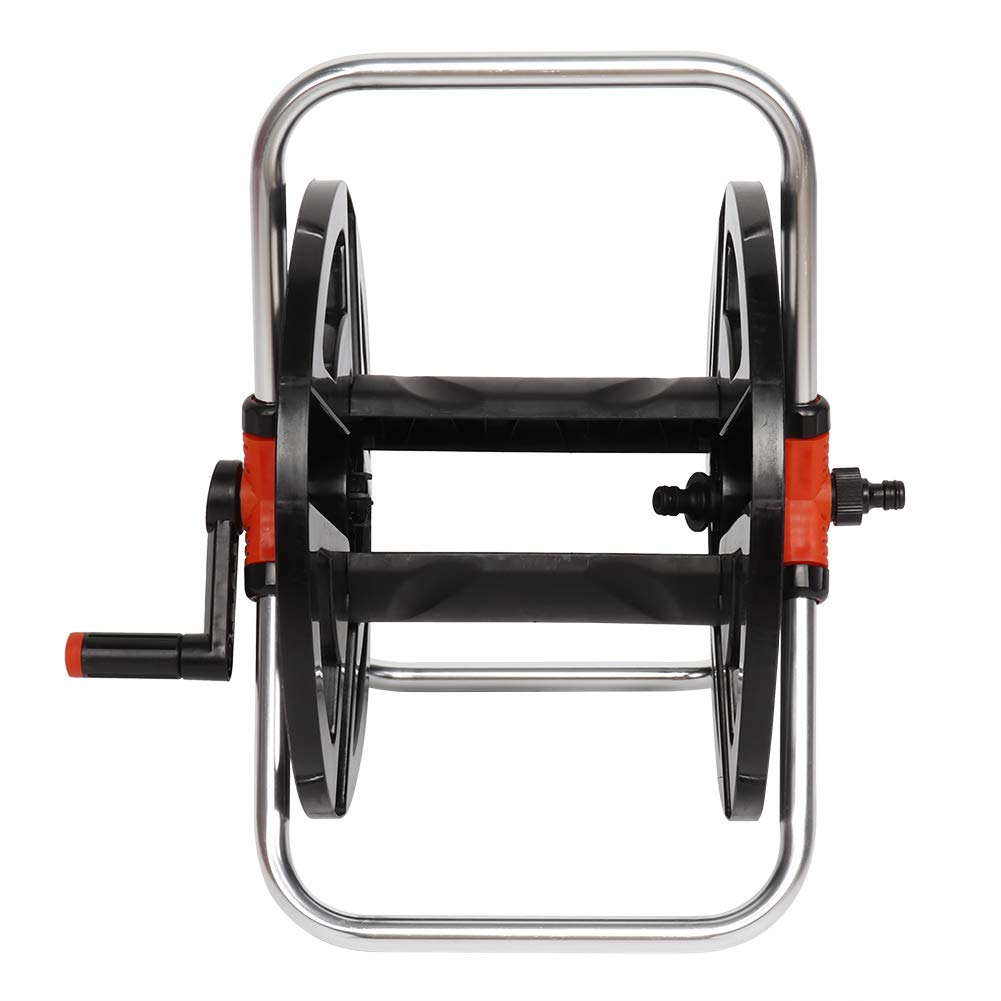 35M Water Hose Reel Cart with 35 Meter Pipe - Heavy Duty Garden Hose Storage Reel for Lawn, Yard & Outdoor Watering | Easy Rolling & Compact Design