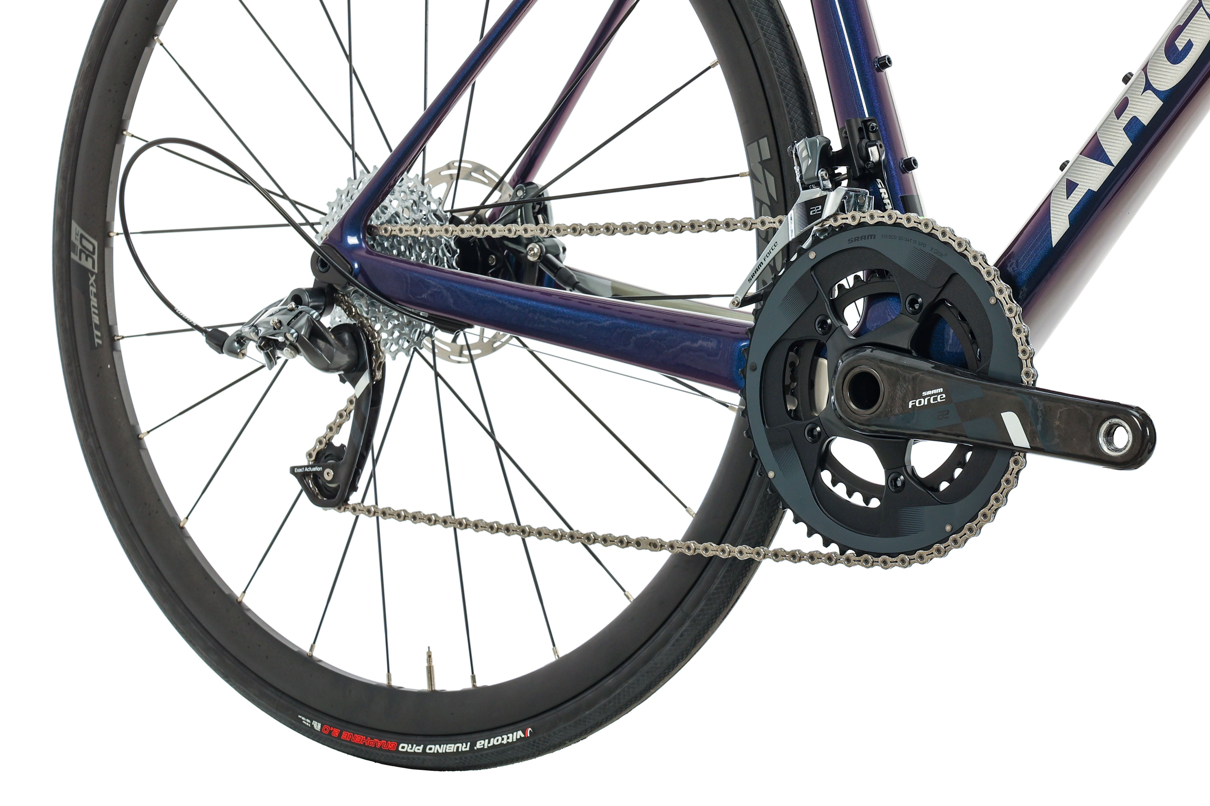 Argon 18 Gallium Disc SRAM Force 22 Road Bike 2023 - X Small Size | Lightweight Carbon Frame for Racing & Endurance | Perfect for Competitive Cyclists & Long-Distance Rides