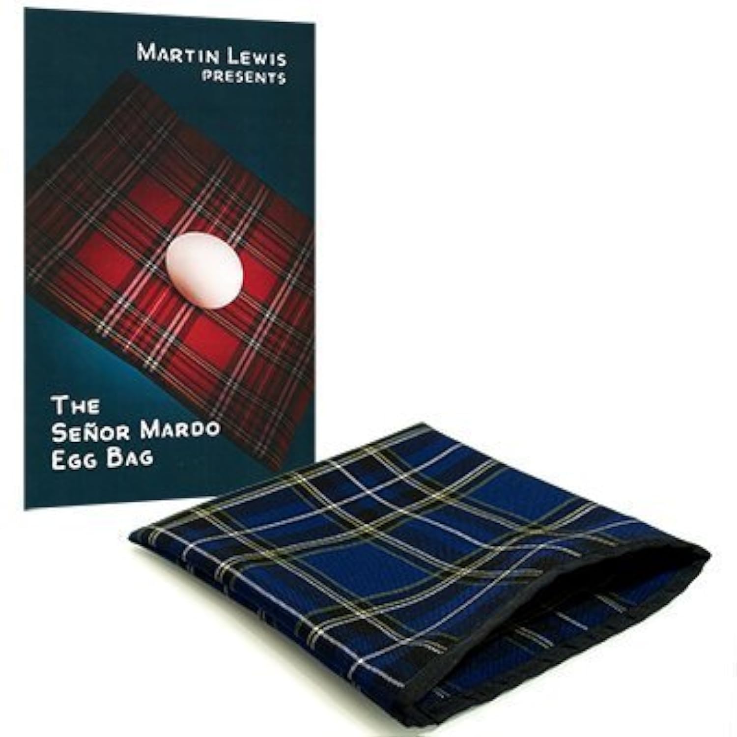 Martin Lewis Senor Mardo Blue Egg Bag - Magic Trick Prank Toy for Parties, Gags, and Practical Jokes - Perfect for April Fools Day and Halloween Pranks