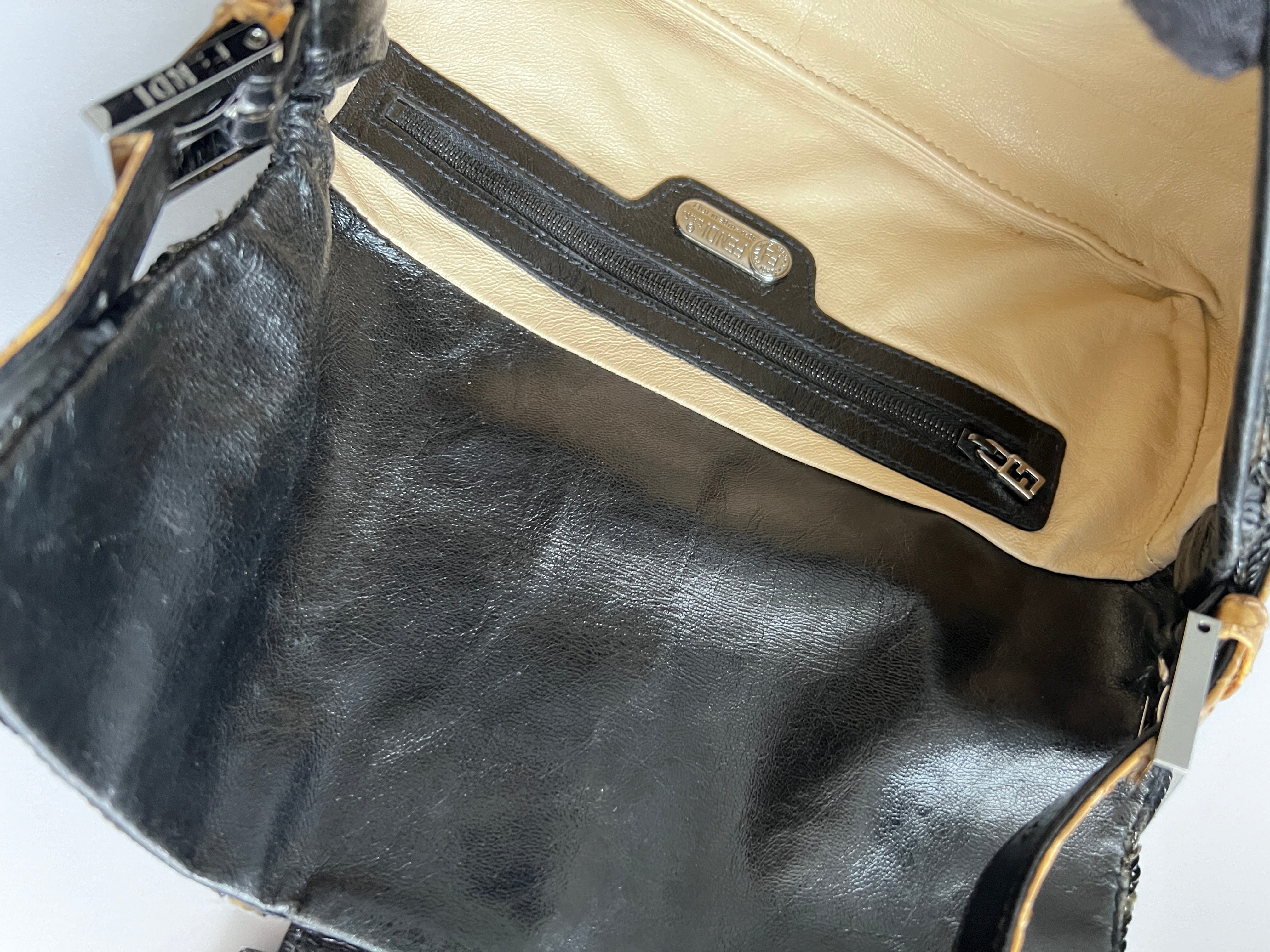Vintage Fendi FF Sequin Baguette Bag from 1980s - Luxury Shoulder Bag for Women, Perfect for Evening Parties, Weddings & Special Occasions
